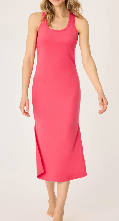 Raspberry Midi Dress