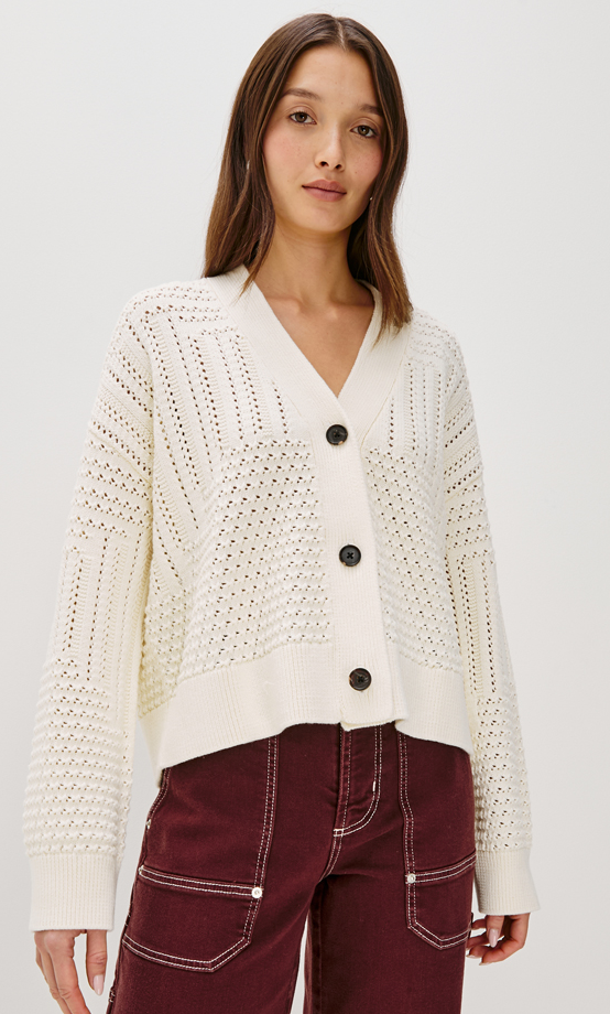 Ivory Geneva Cardigan