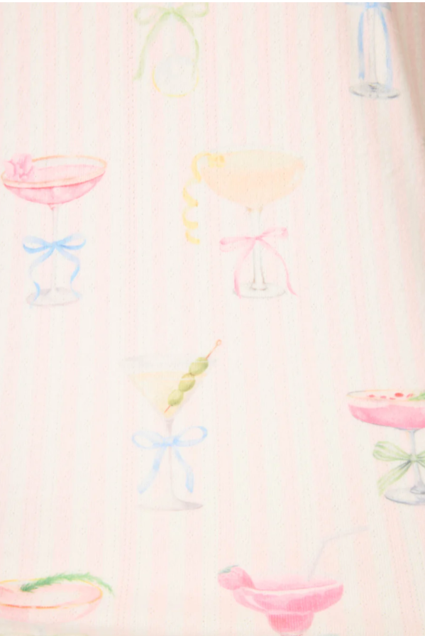 Pretty Punch Cocktail PJ Set