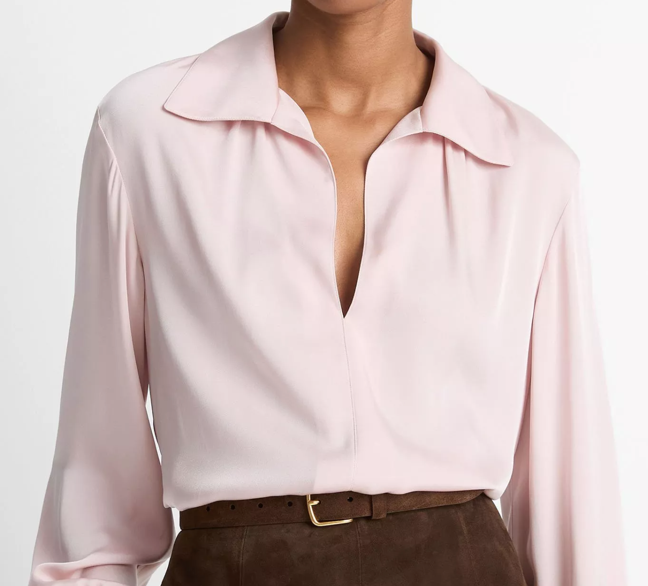Silk Pink Blouse