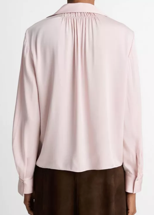 Silk Pink Blouse