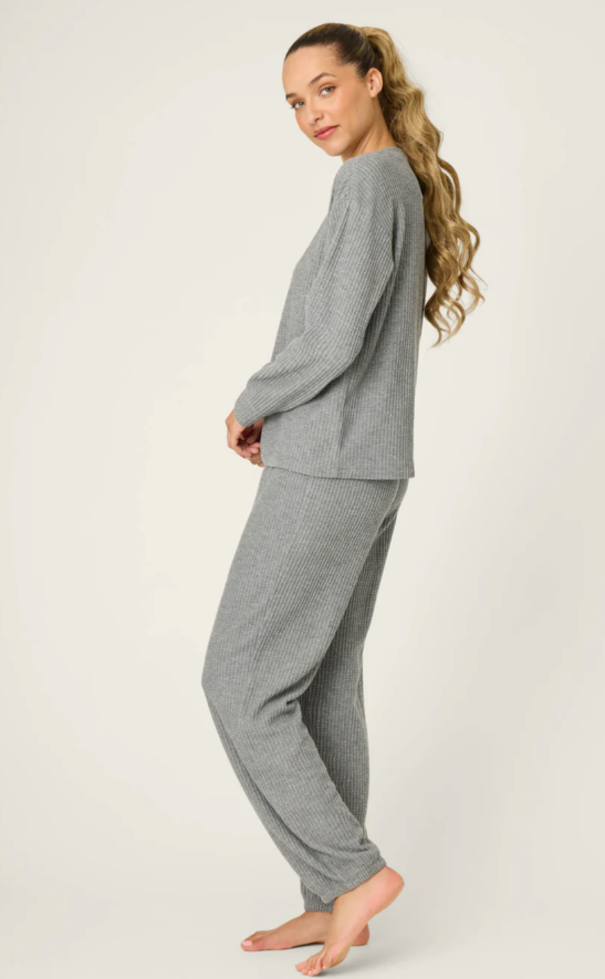 Fireside Sparkle Charcoal PJ Set
