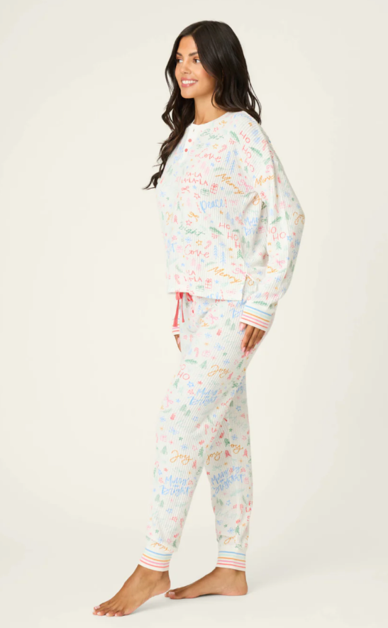 Ski Jammie Classics Fa La La PJ Set