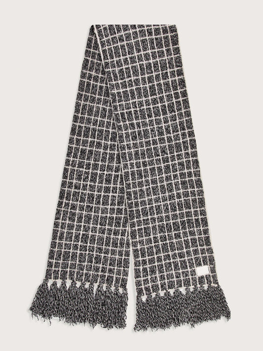 Check Knit Scarf