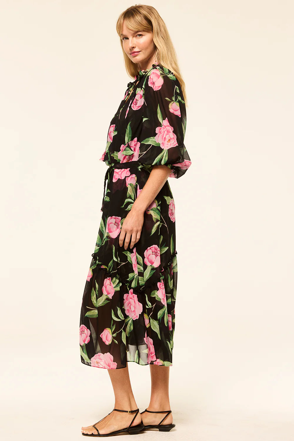 Pink Peony Dress
