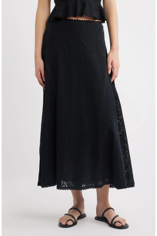 Black Midi Skirt