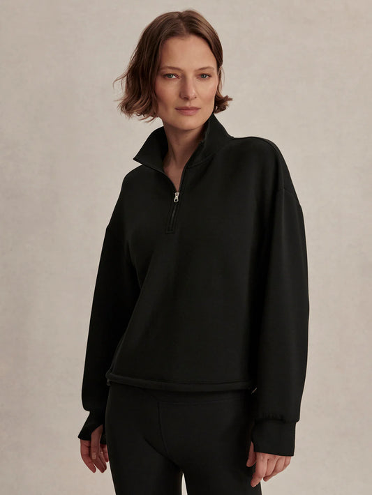 Sian Cropped Half-Zip
