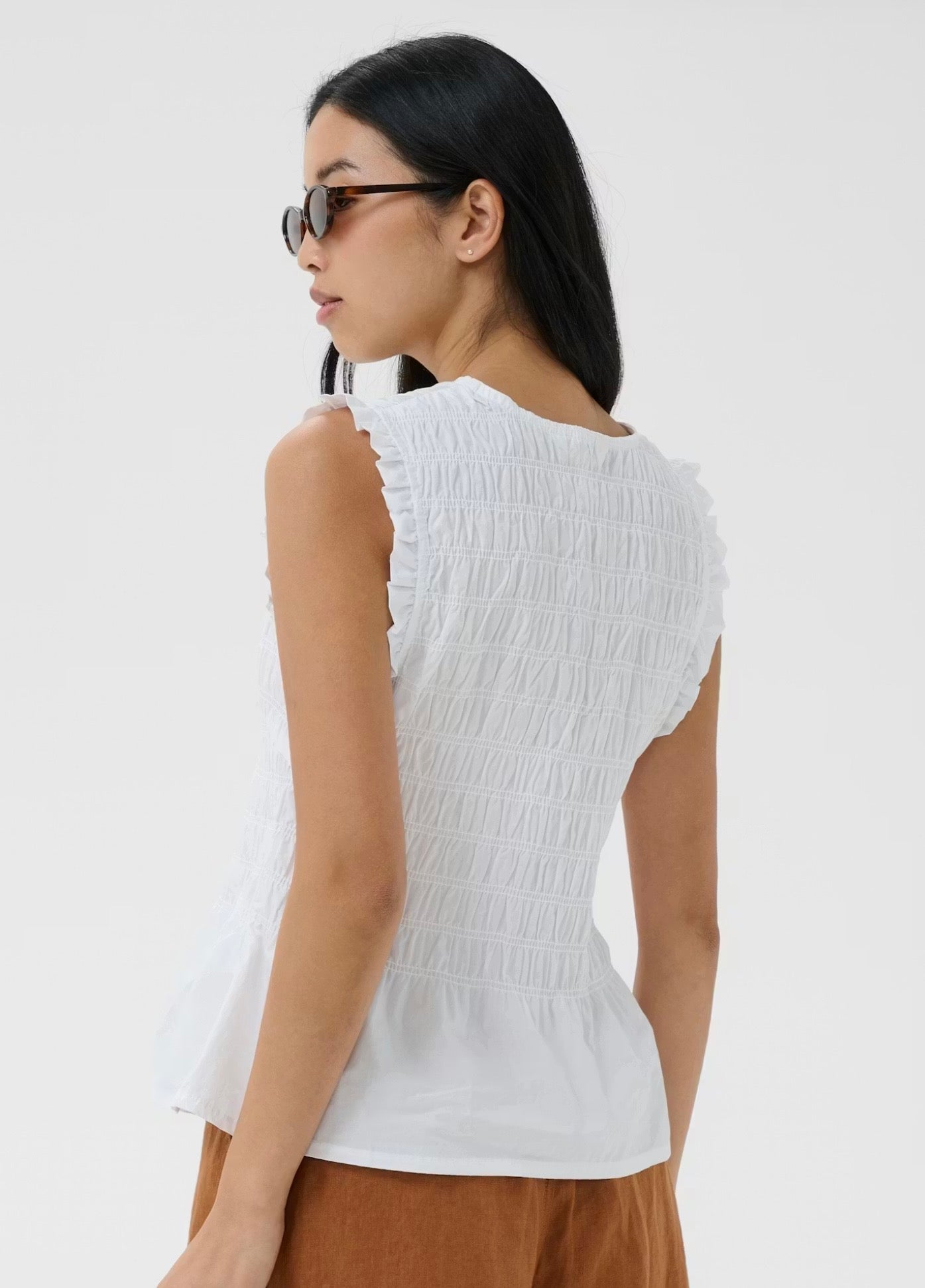 Borgny Top Bright White
