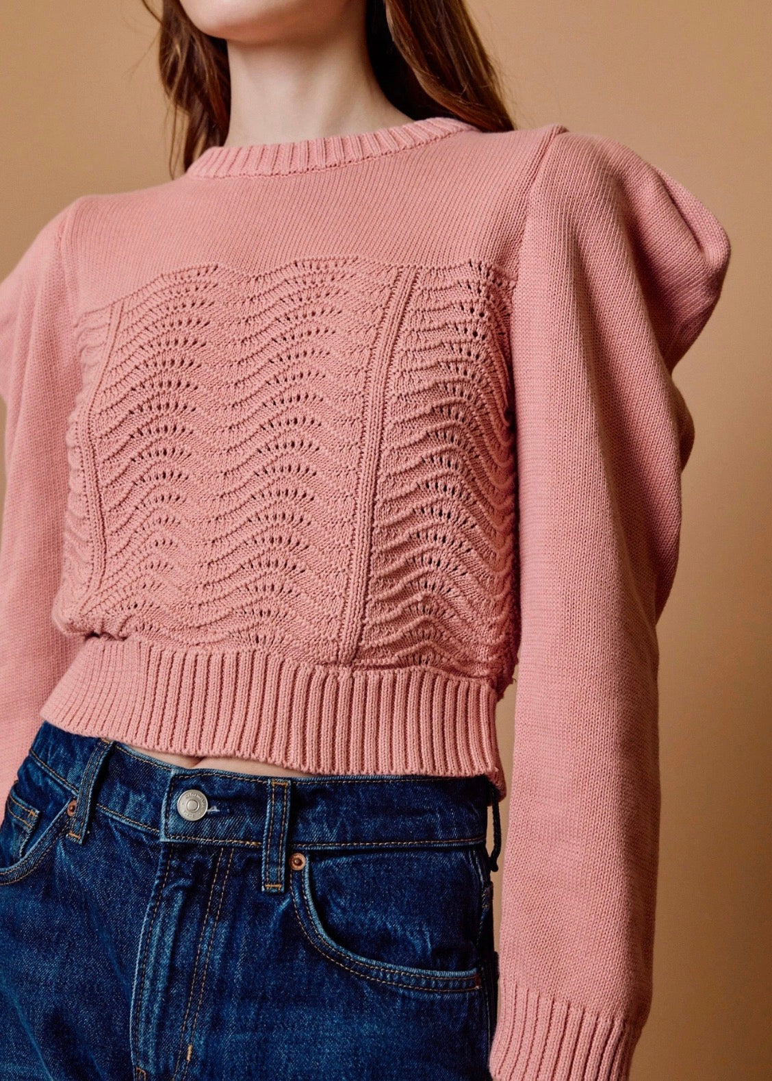 May Sweater Rose Tan