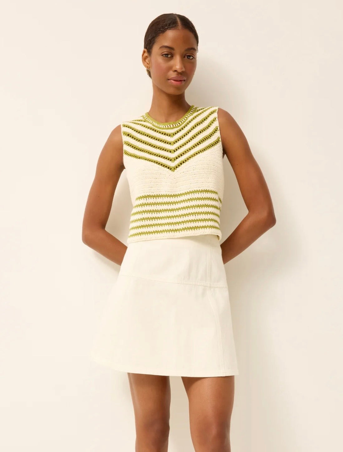 Crawford Skirt Whitewash