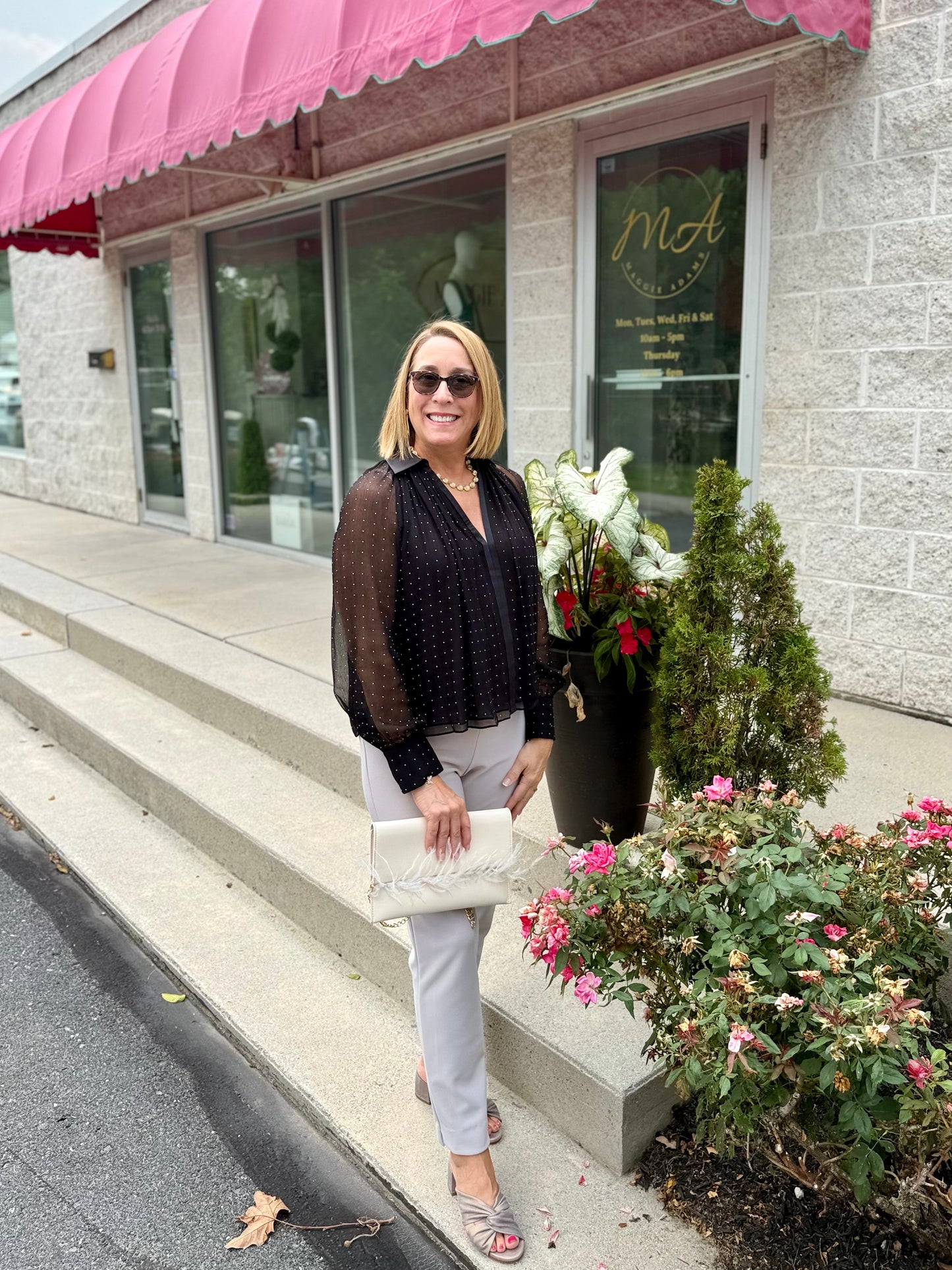 Beige Ankle Pant