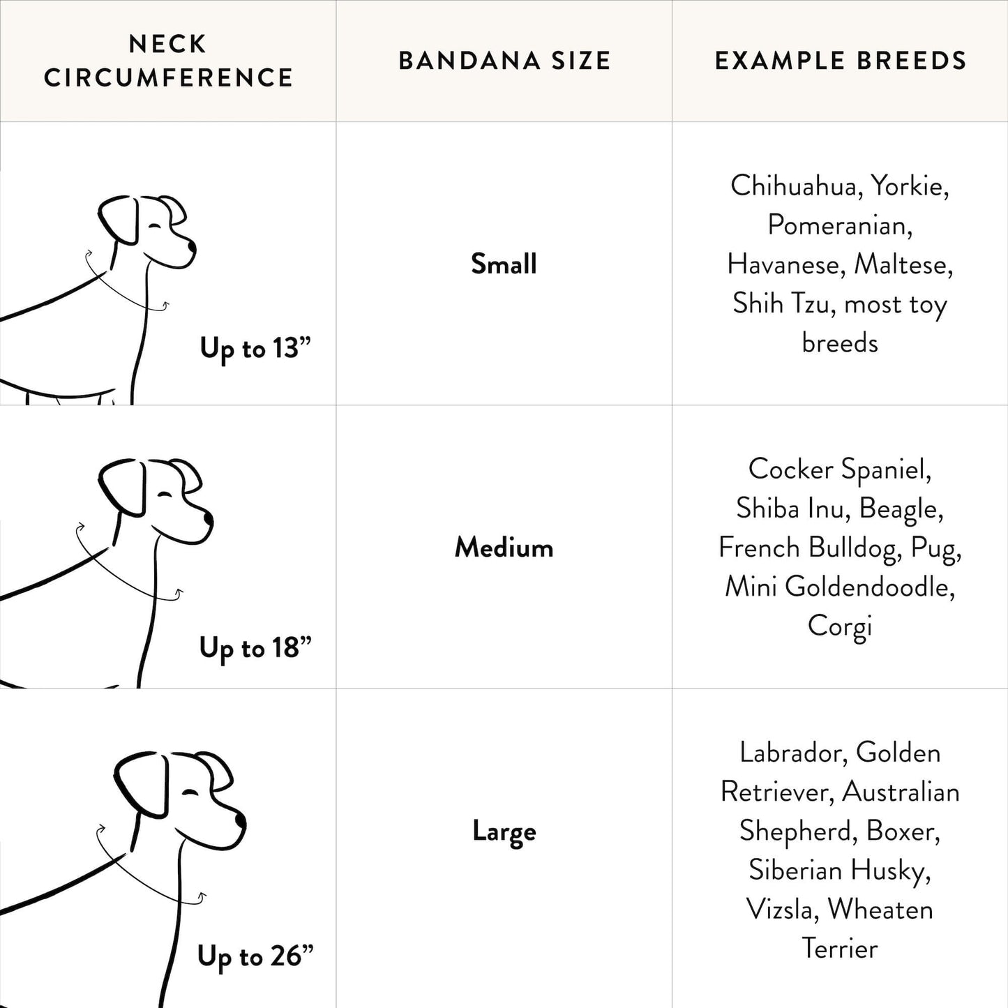 Happy Camper Embroidered Dog Bandana: L - up to 26”