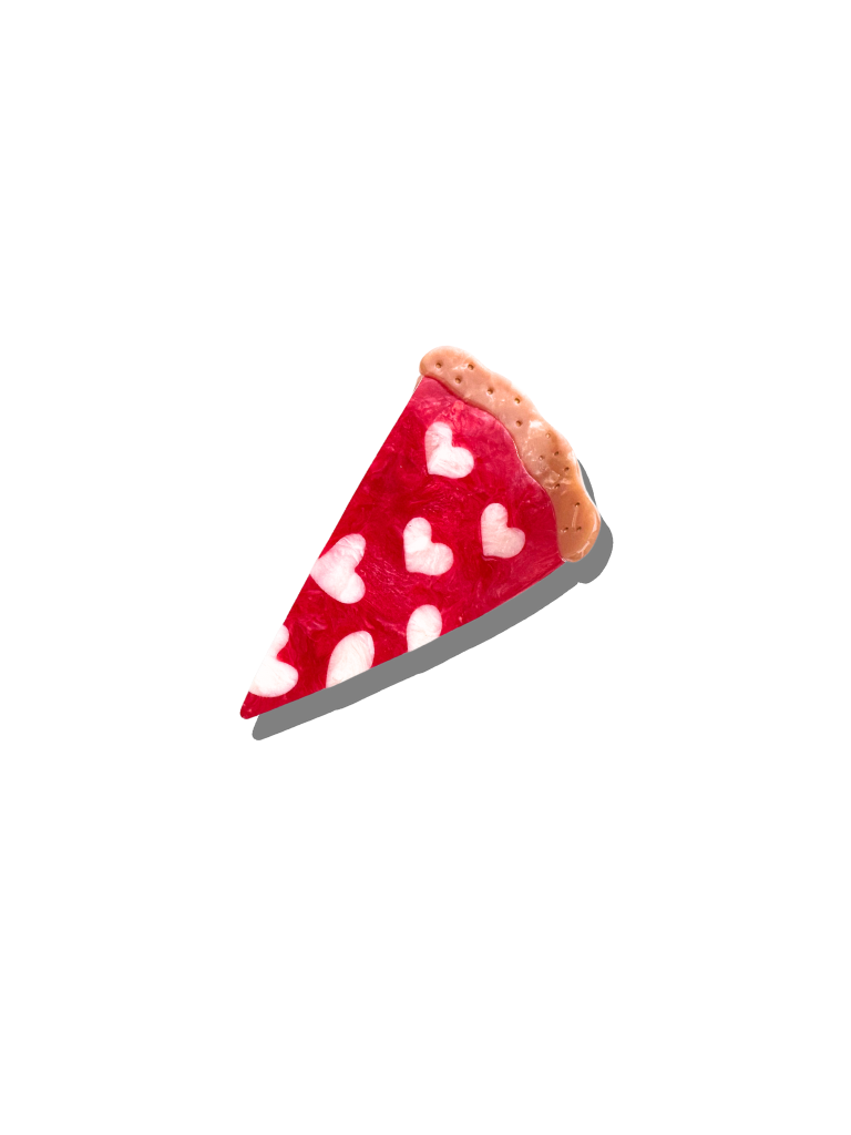 Hand-painted Pizza Claw Hair Clip | Eco-Friendly