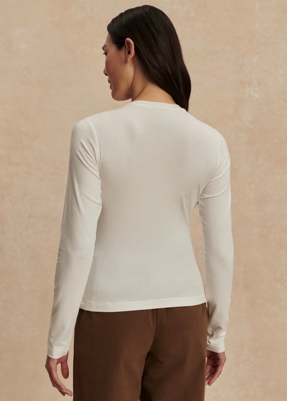 Edna Long Sleeve Fitted Tee