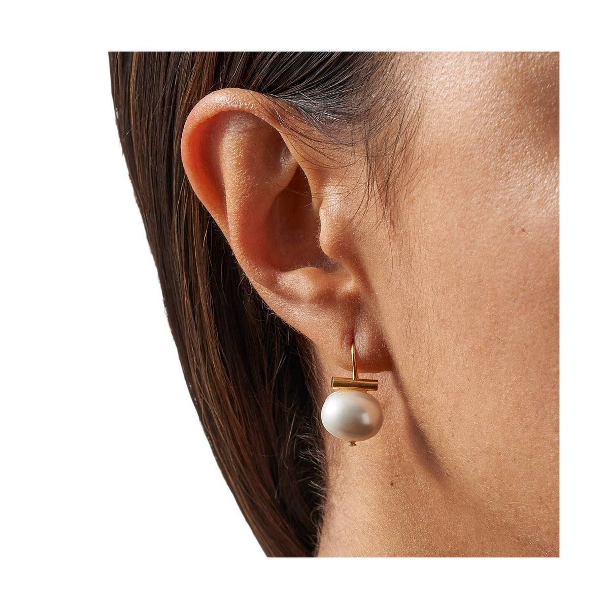 Petite + Sweet Pebble Pearls-Baby: White