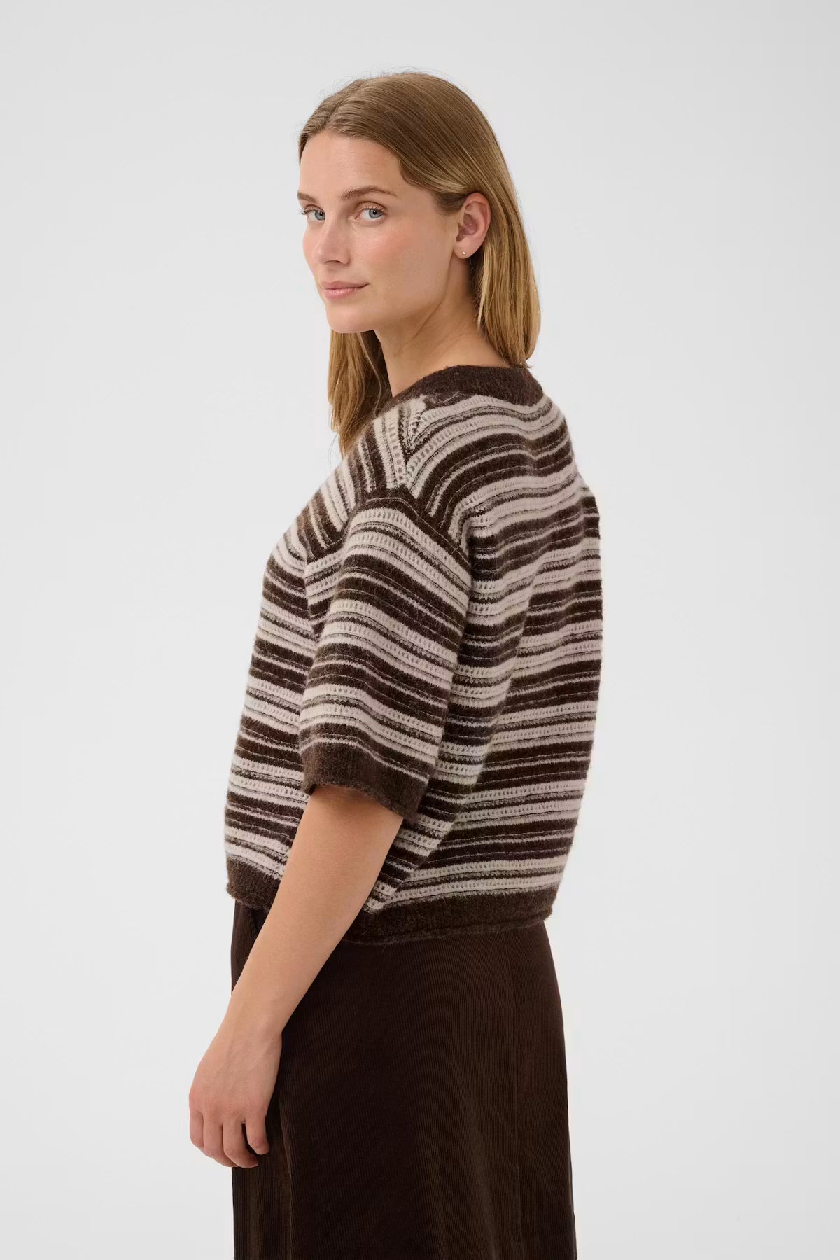 French Oak Stripe Crew