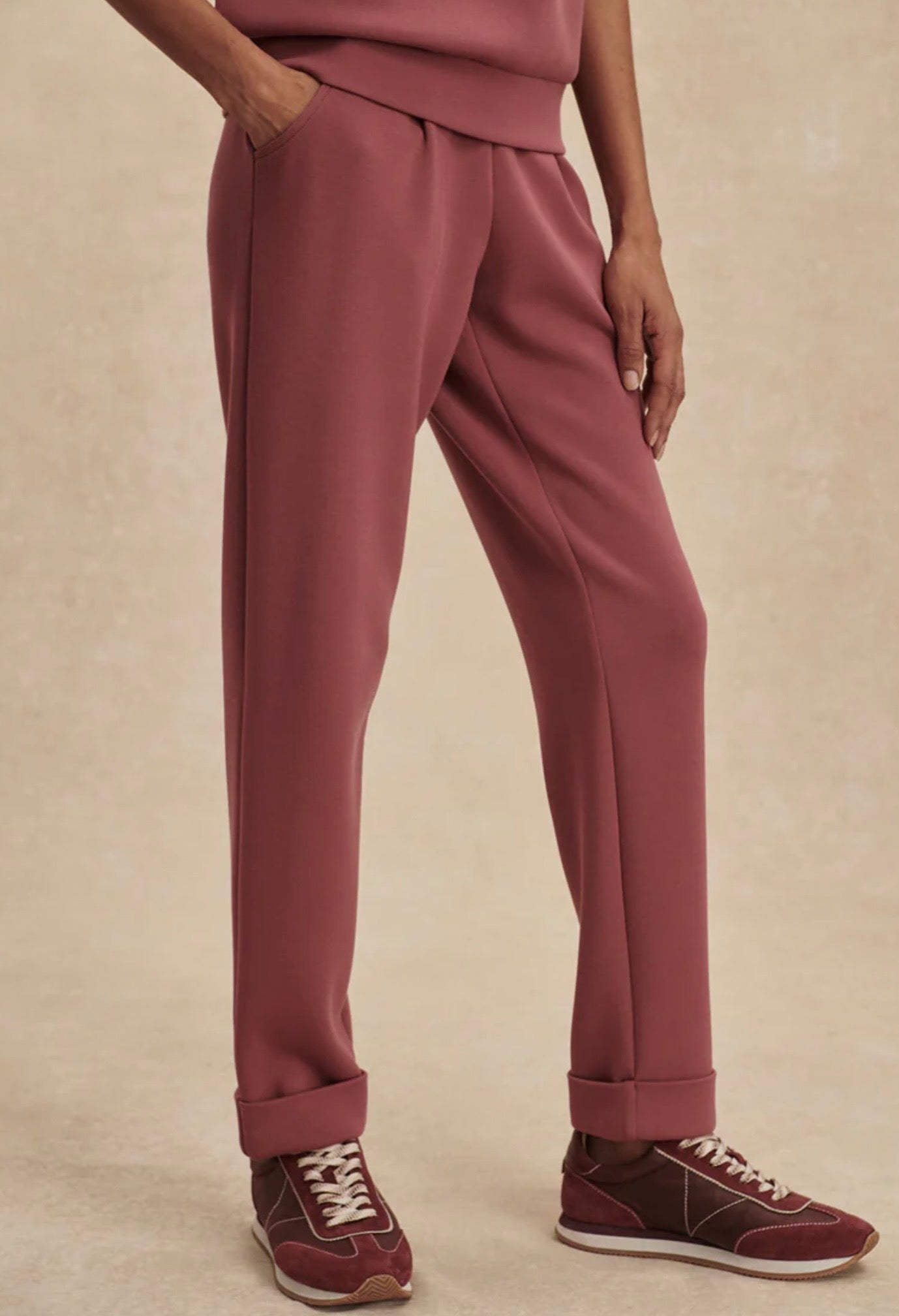 The Rolled Cuff Pant 25" Wild Rhubarb