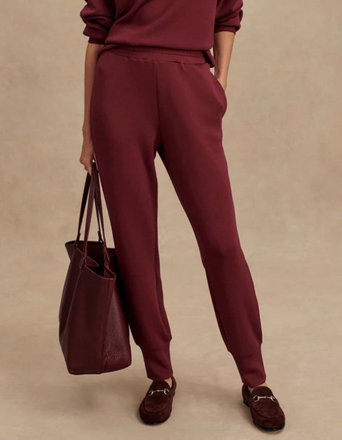 The Slim Cuff Pant 27.5" New Maroon