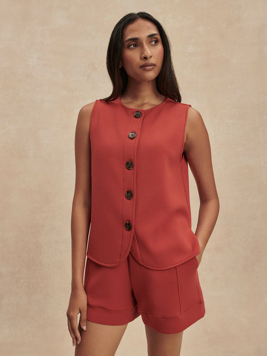 Josie Button-Through Tank