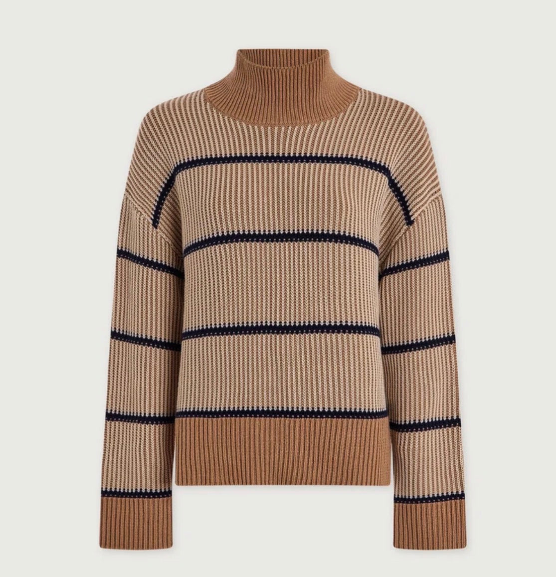 Holland Knit Sweater Mid Tan