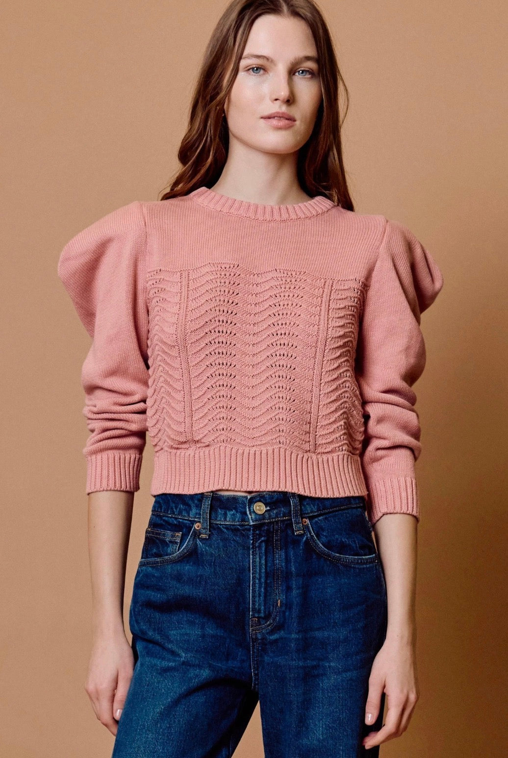 May Sweater Rose Tan