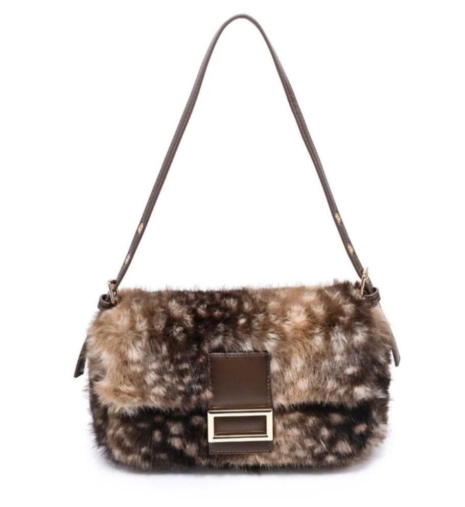 Beverly Faux Fur Bag