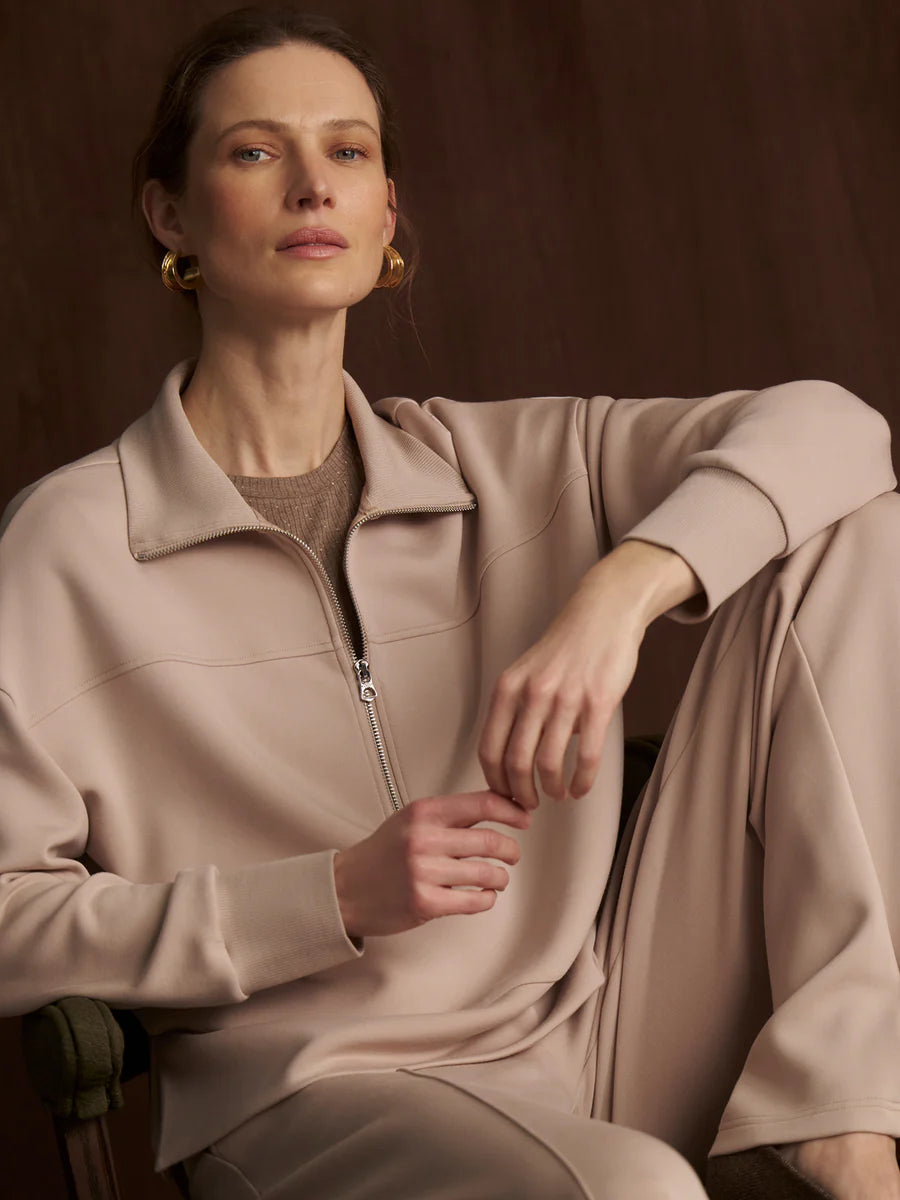 Mushroom Kayleigh Half-Zip Sweat