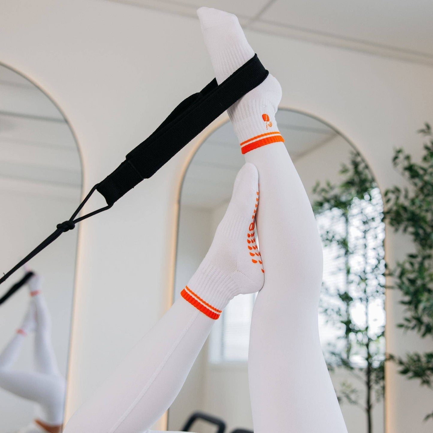 Aperol Spritz Summer Pilates Grip Socks Orange Details: One size