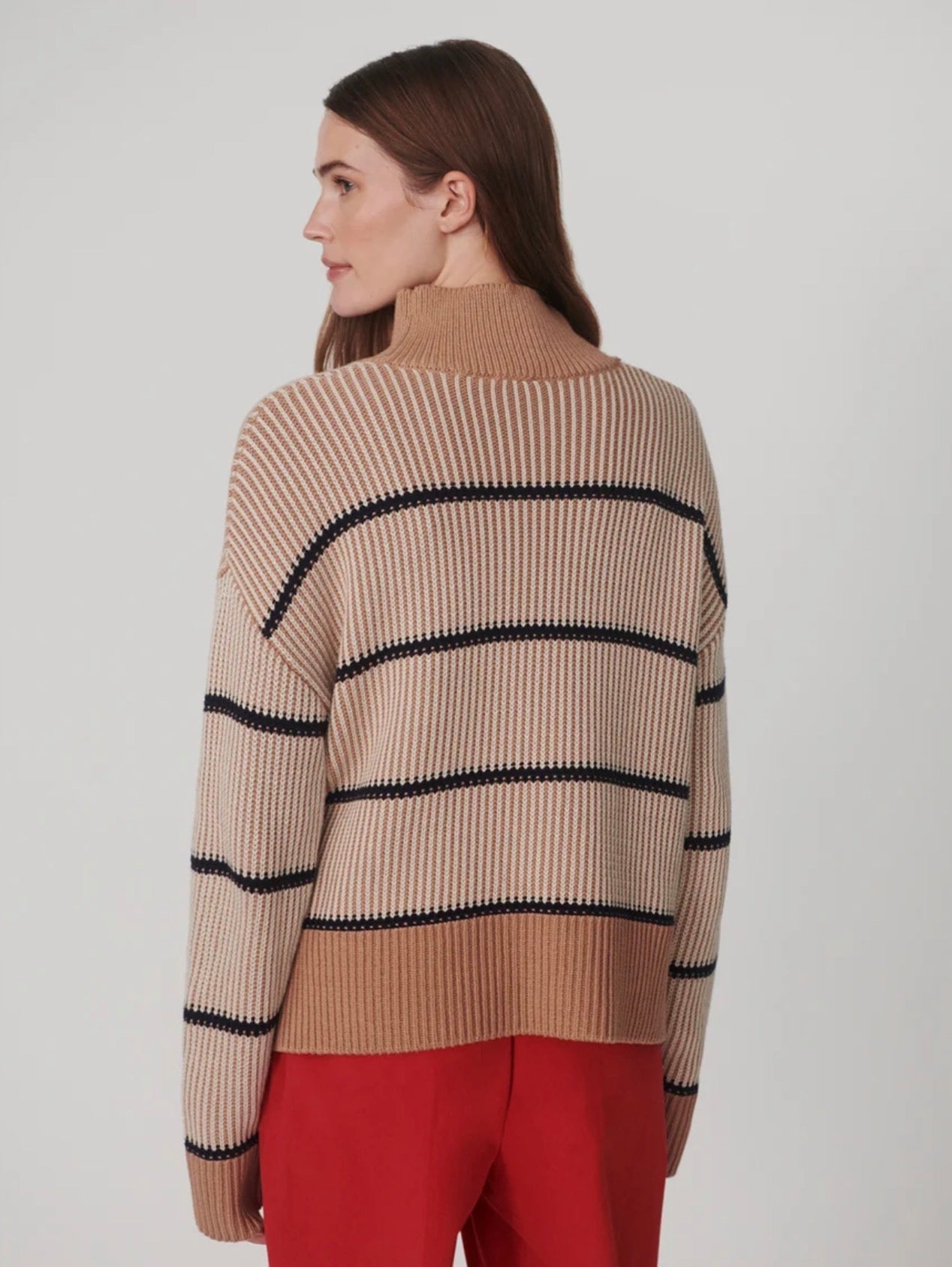 Holland Knit Sweater Mid Tan