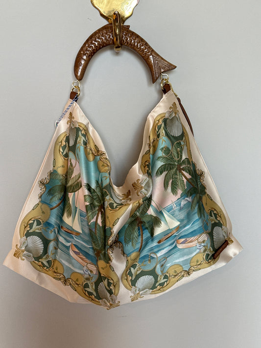 Mini Satin Scarf Bag