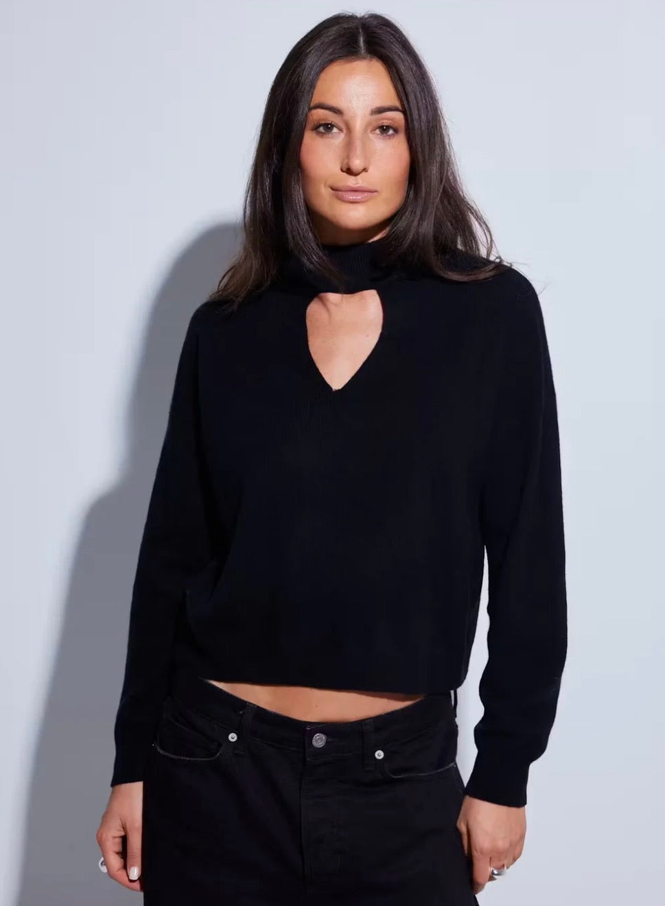 Isola Chunky Mock Neck