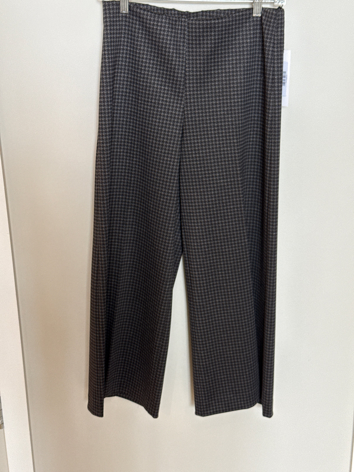 Crop Wide Leg Houndstooth