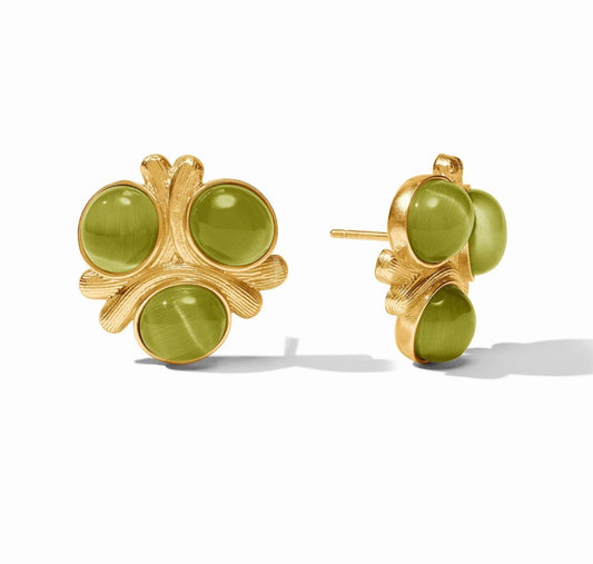 Cobblestone Statement Stud Cats Eye
