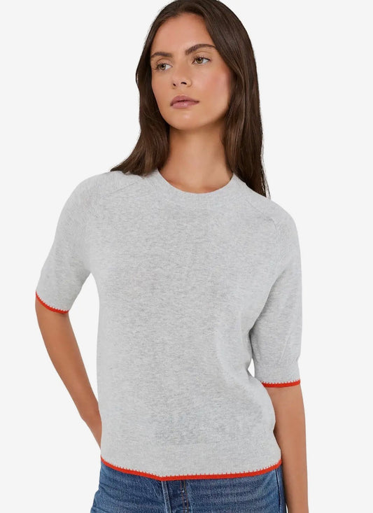 Crew Neck Saddle Sleeve Sweater