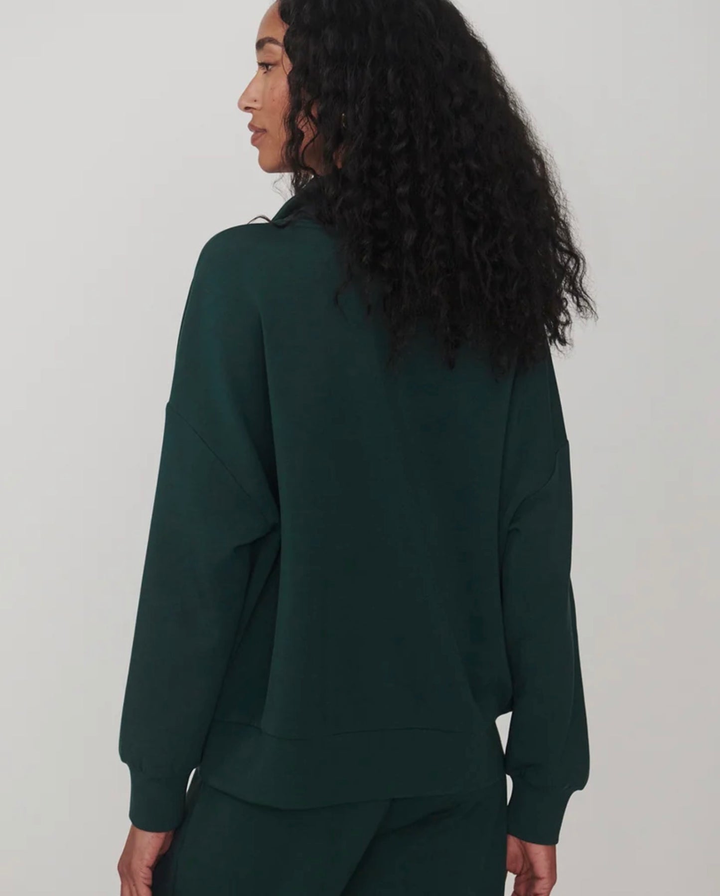 Hawley Half-Zip Sweat Ponderosa Pine