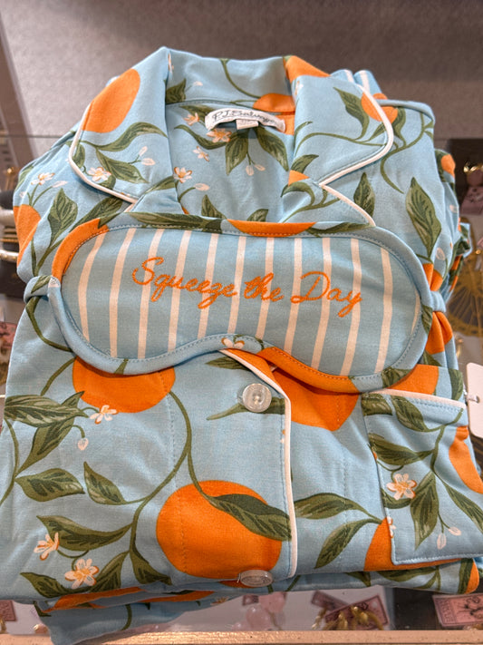 Orange PJ Set