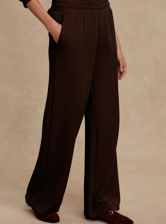 The Wide Leg Pant 28" Coffee Bean