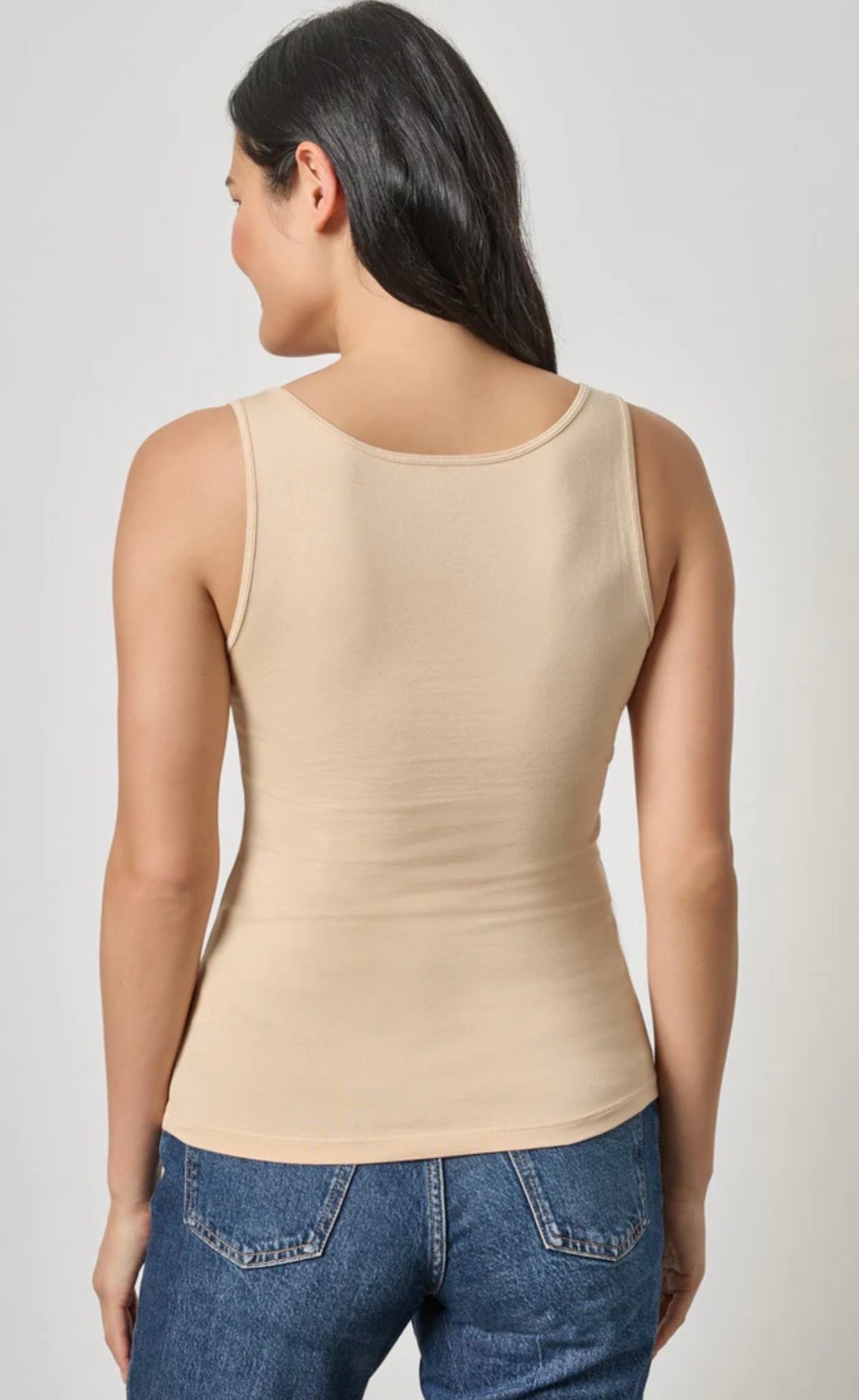 Nude Scoop Tank