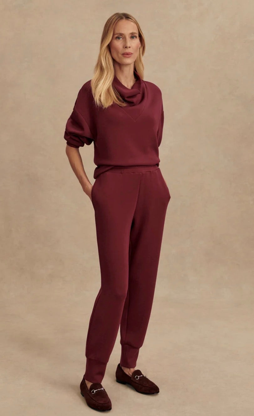 The Slim Cuff Pant 27.5" New Maroon