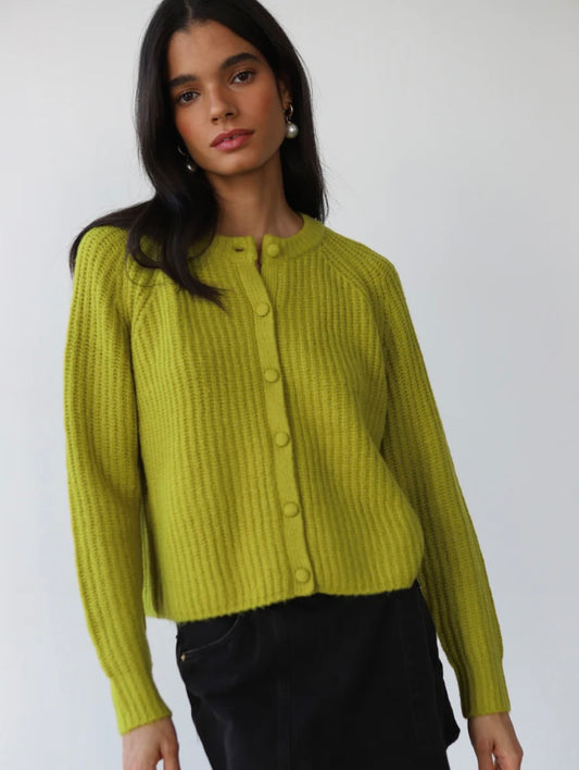 Poppy Cardigan Sour Melon