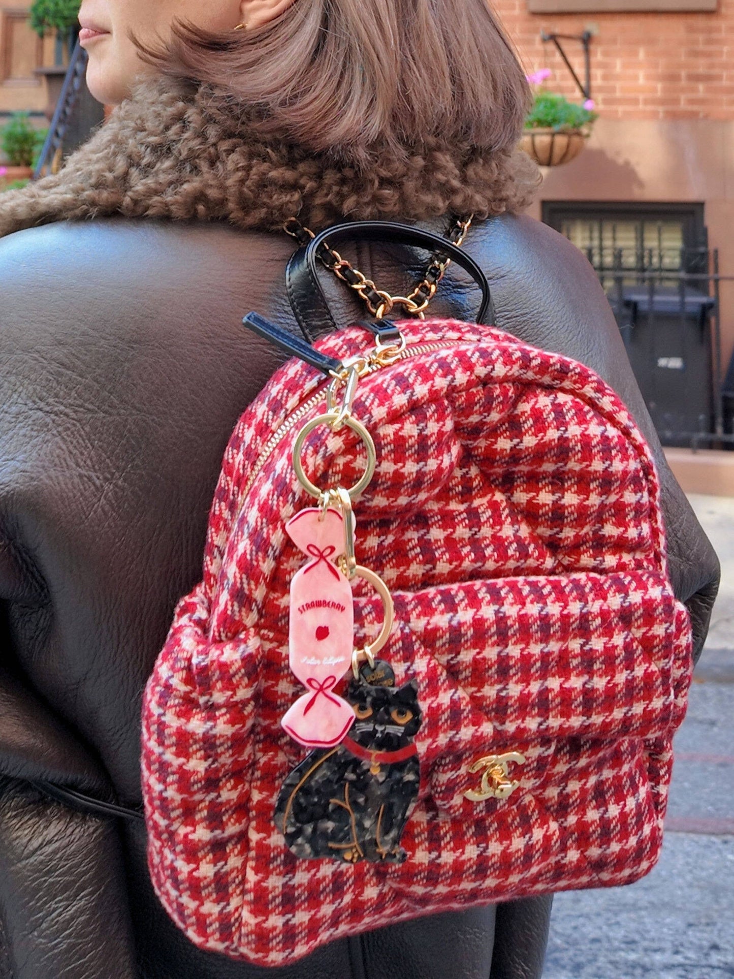 Cat Bag Charm + Keychain