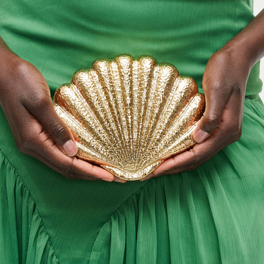 Cameron Evening Bag: Gold