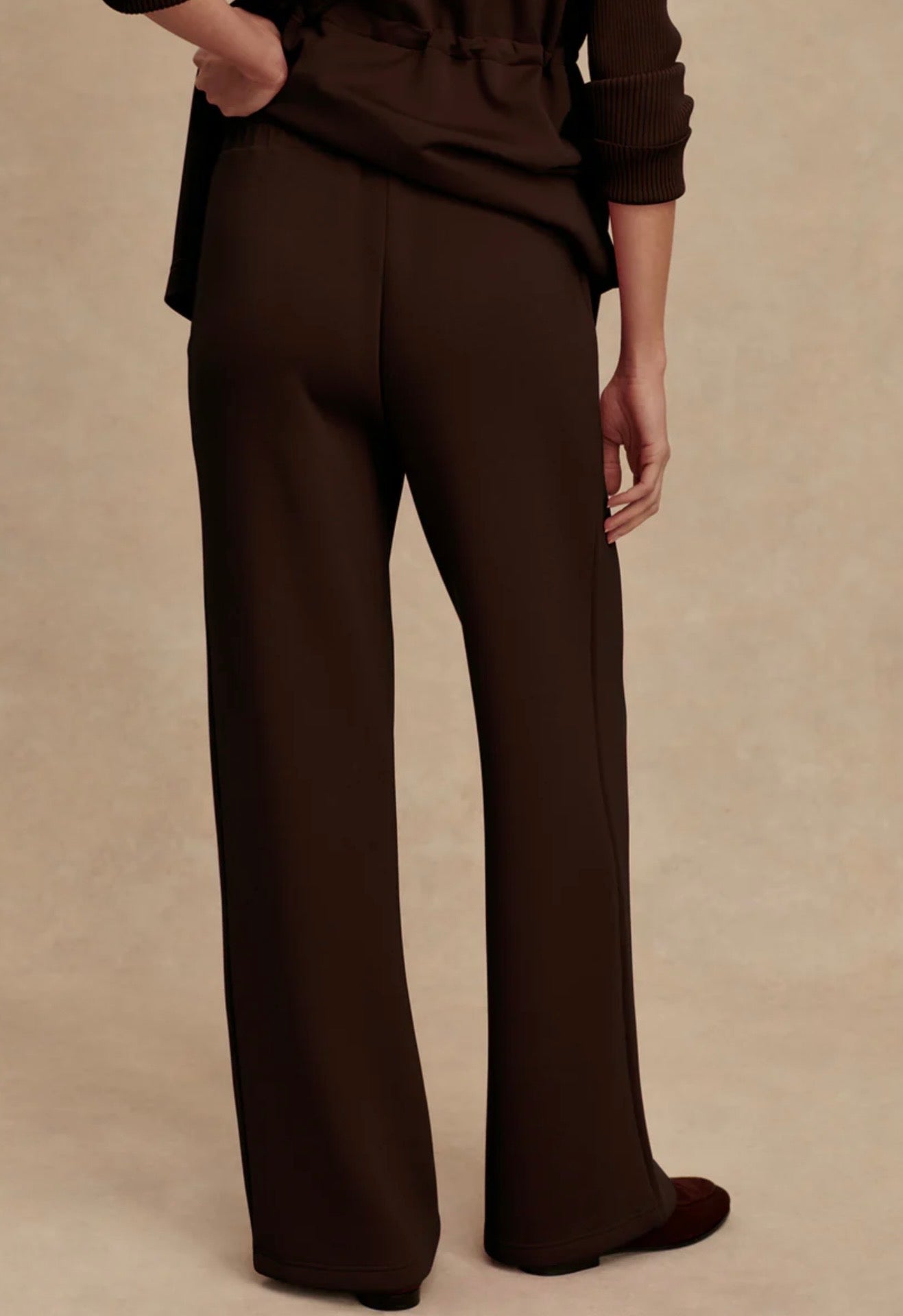 The Wide Leg Pant 28" Coffee Bean
