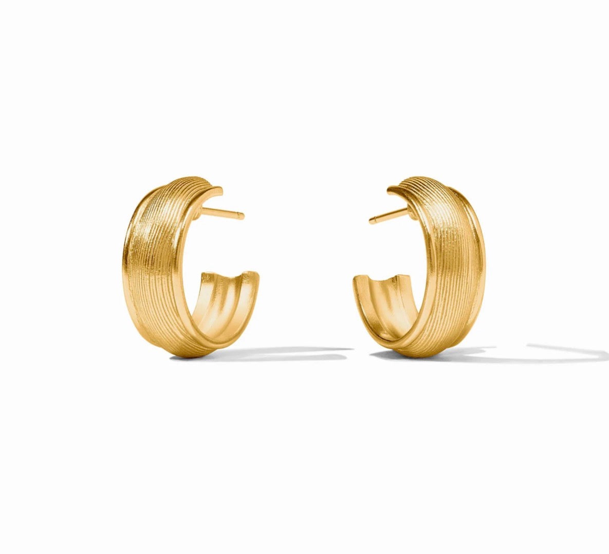 Cobblestone Hoop Gold-S