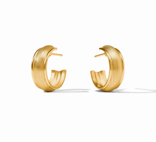 Cobblestone Hoop Gold-S