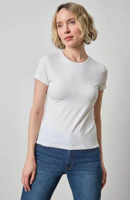 Short Sleeve Crewneck White