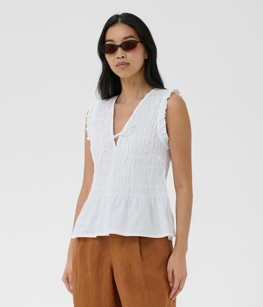 Borgny Top Bright White