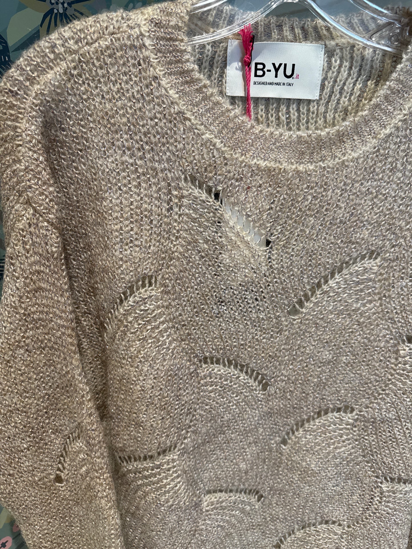 Latte Sparkle Sweater