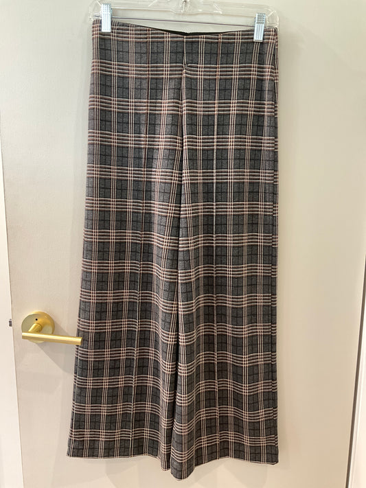 Grey Big Check Trousers