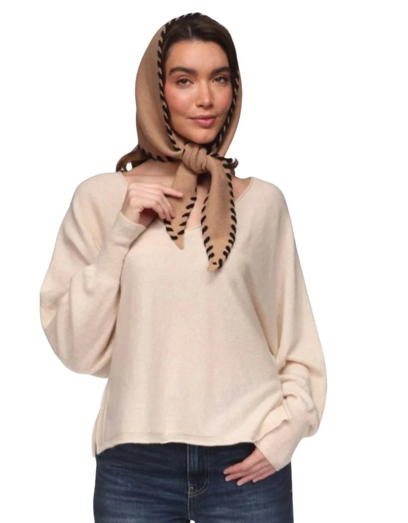 Laced Up Neck Scarf